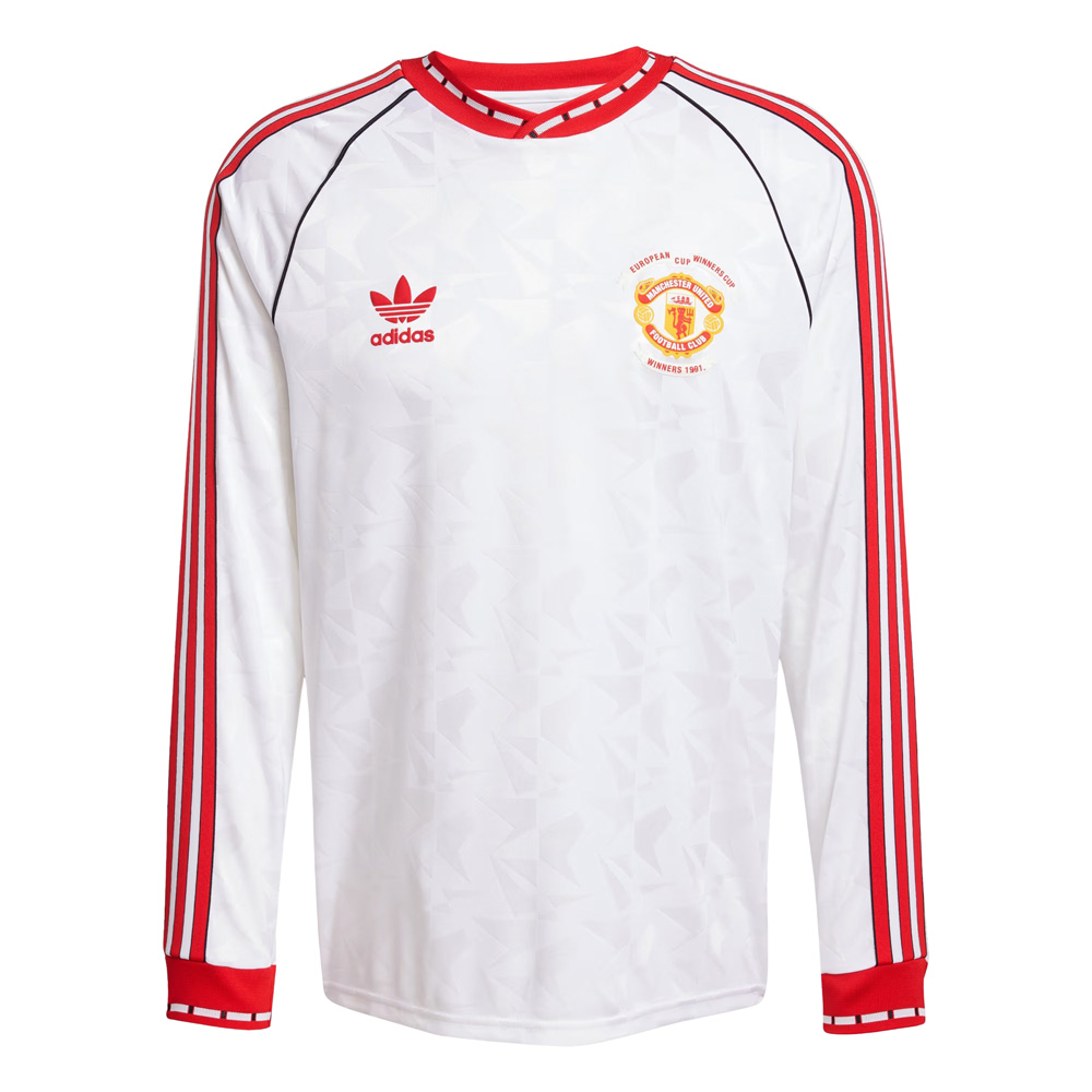  Manchester United 1991 長袖シャツ 汚れあり Manchester United '91 Away Shirt - Long Sleeve
